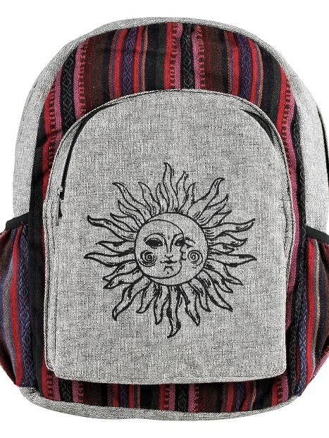 Sun & Moon Back pack for wholesale by Foot Path Trading Co