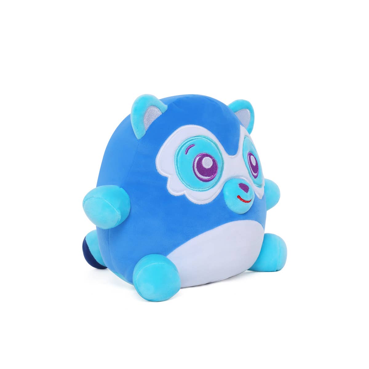 World Roller Toys - Wholesale Stuffed/Plush Toy - Kids & Baby - Roman the raccoon | Glow in the Dark 7.5" Soft Plush Toy7