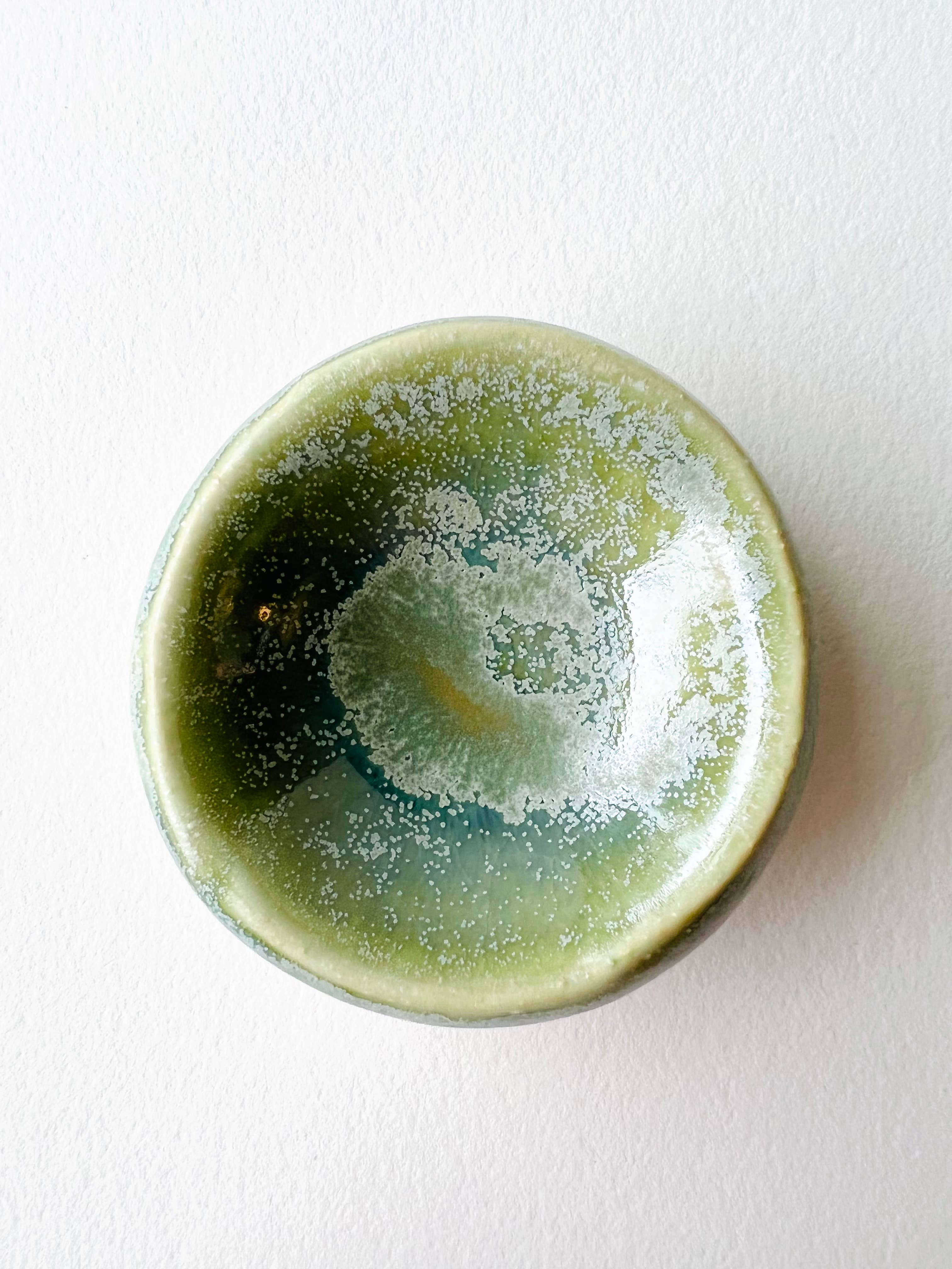 MoonMoon Ceramics – wholesale Jewellery dish – Green Tea Tiny Ring Dish9