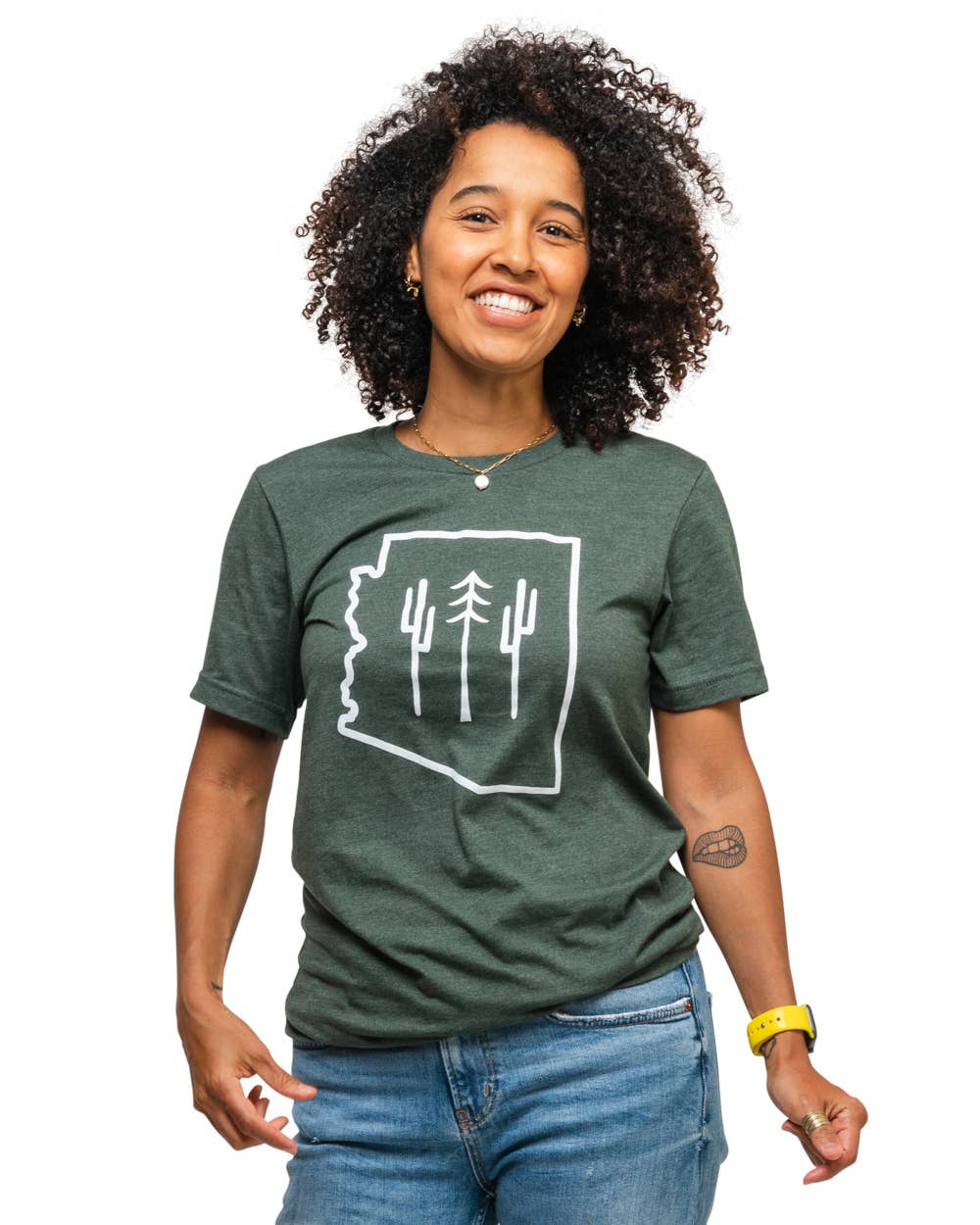 Keep Nature Wild - Wholesale Screen Printed T-Shirt - Unisex - Arizona Wilderness Unisex Tee | Heather Forest2