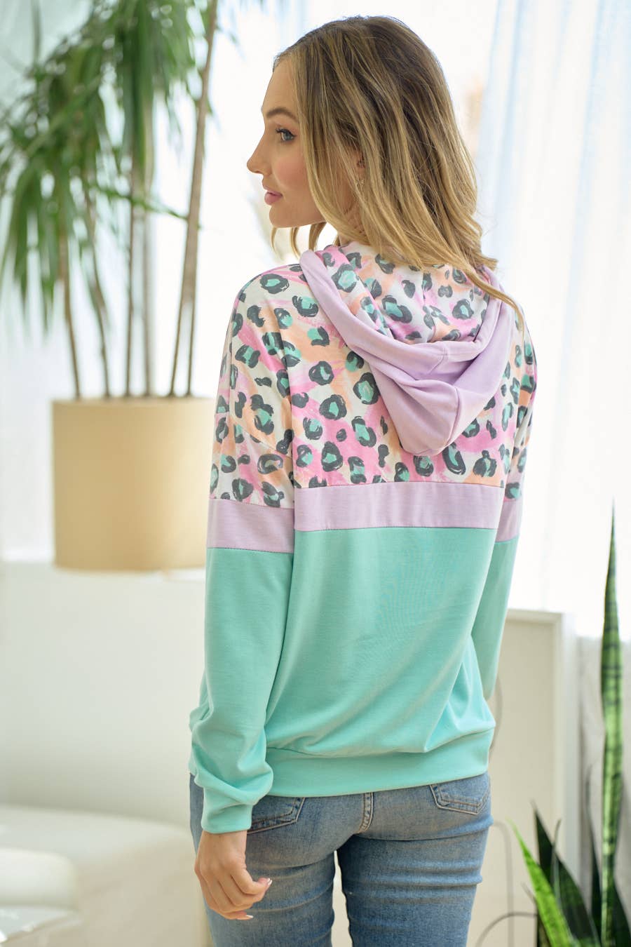 lovely melody – Großhandel Hoodie – Damen – LMT3441-Kapuzenpullover aus weicher Zuckerwatte16