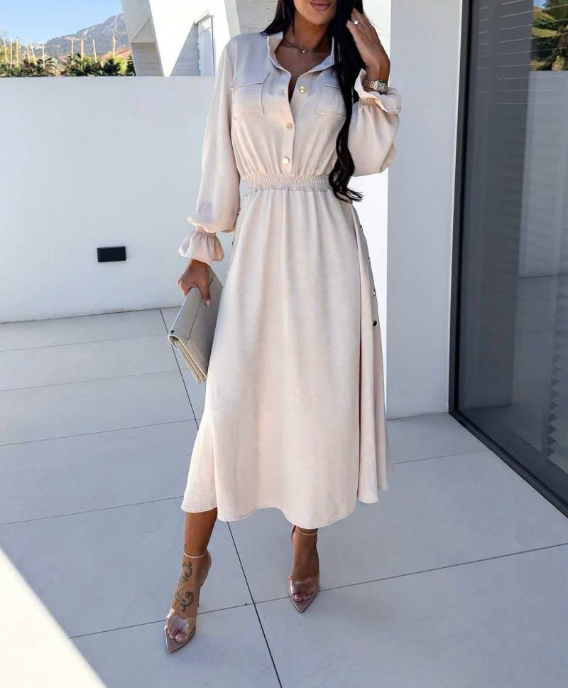 ESTEE BROWN - Wholesale Dress - Women's - Long flowing dress - 22641