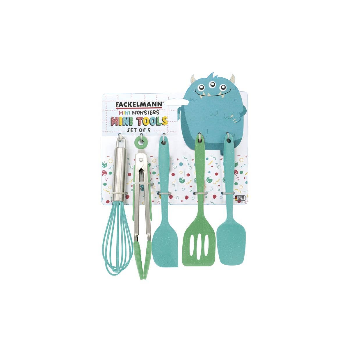 Fackelmann - Wholesale Kitchen Utensil Set - 5 Fackelmann silicone children's kitchen utensils1