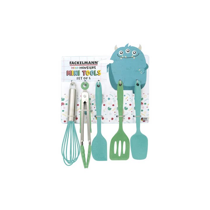 Fackelmann - Wholesale Kitchen Utensil Set - 5 Fackelmann silicone children's kitchen utensils1