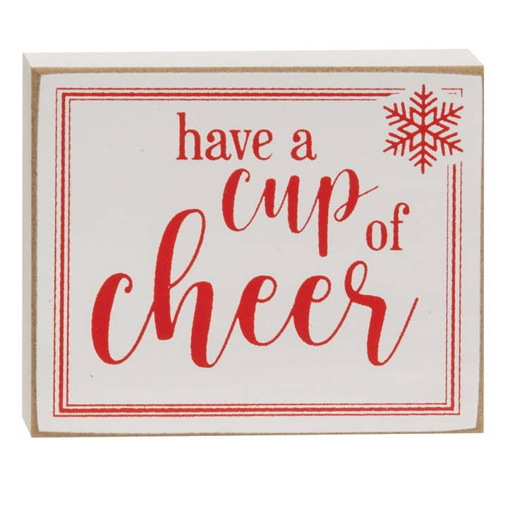Col House Designs - Wholesale Sign - 3/Set, Hot Cocoa Bar Blocks2