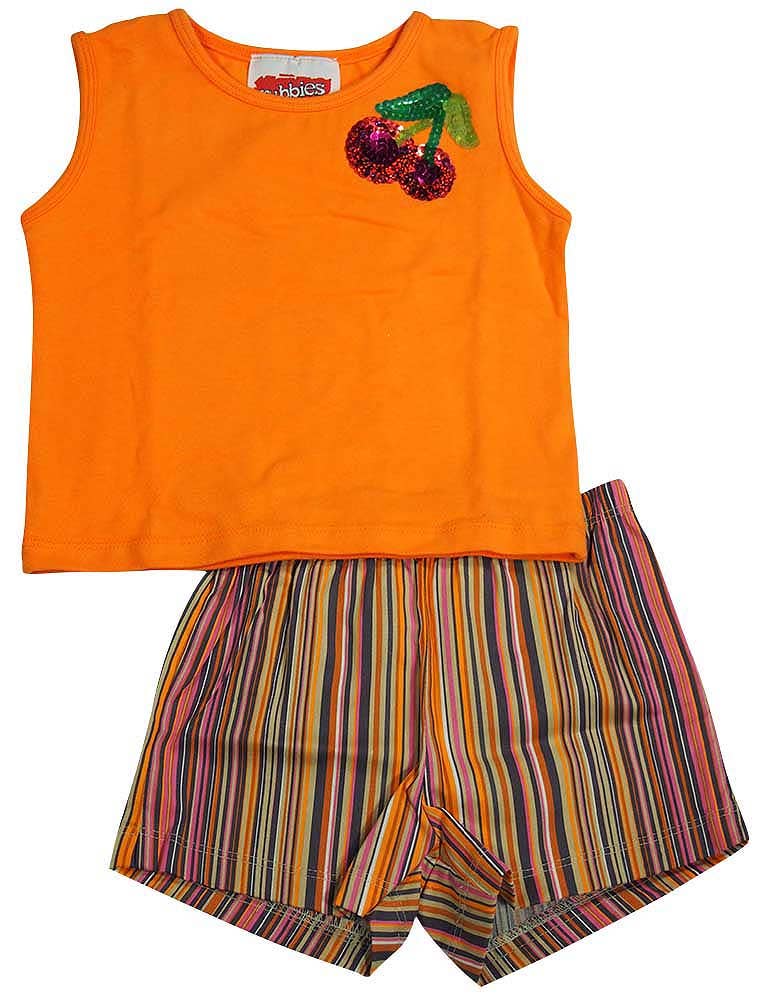 Eastern Off Price - Wholesale Top & Short Set - Kids - Rubbies - Little Girls 2 Piece Short Set1