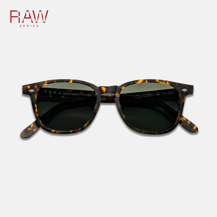 FORA - Wholesale Sunglasses - Unisex - Unisex Square Sunglasses | RAW Maker | Unpolished Acetate12