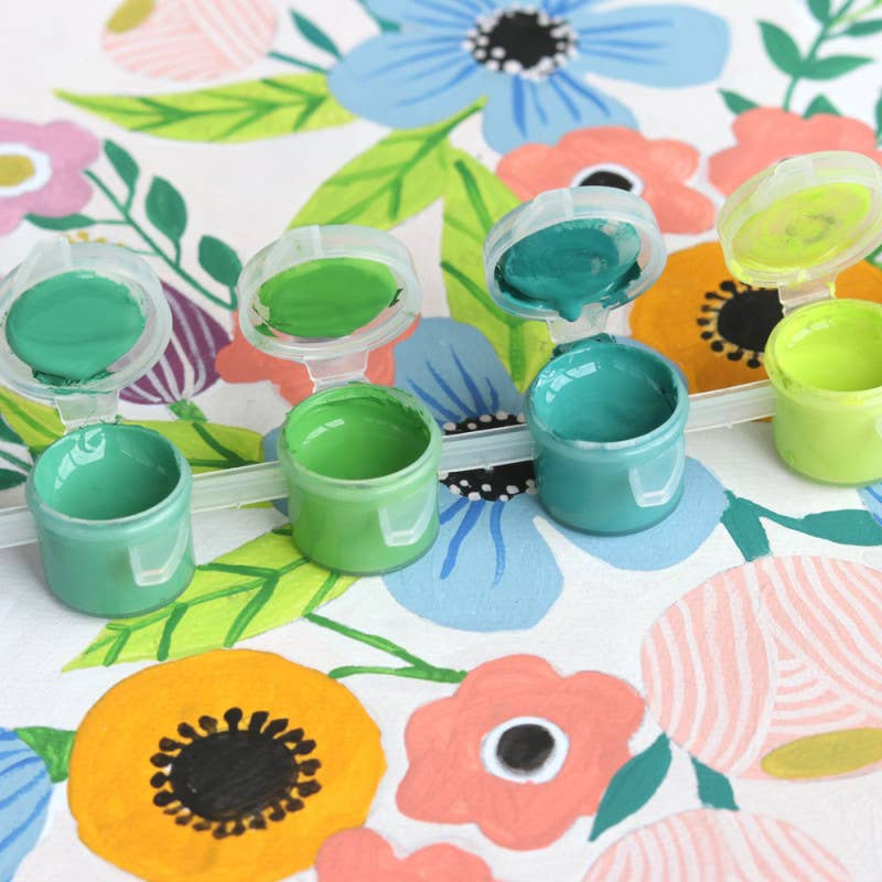 La Petite Épicerie - Vente Kit de bricolage - Number Painting Kit - Flowers by Art.iisan3