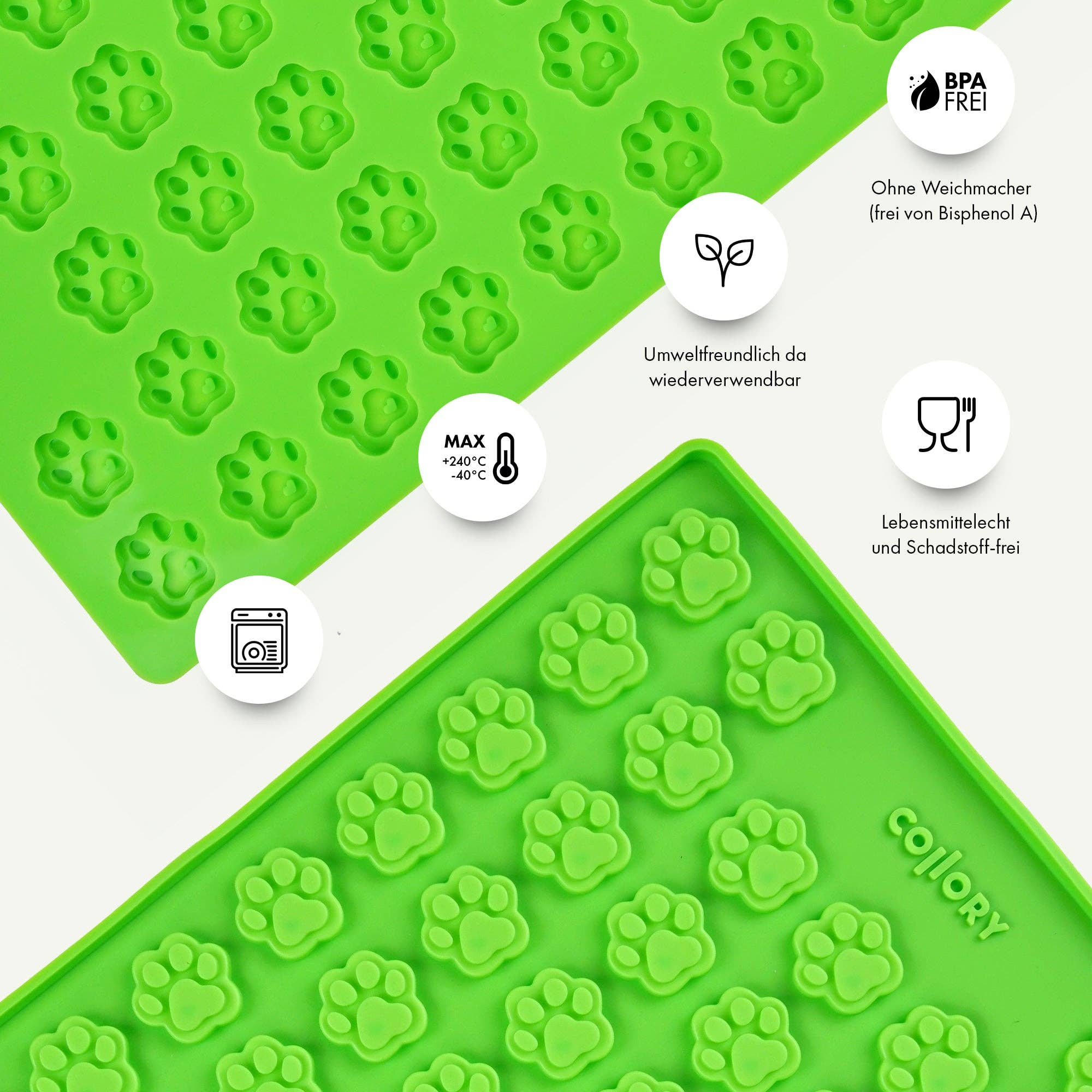 Collory – wholesale Bakplåt/-matta – Tass bakmattor i (mini, medium)8