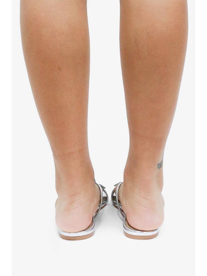 Lemonade Shoes - Wholesale Sandals - Women's - SABETHA - Sandals w/ Sparkling Butterfly Embellishment17