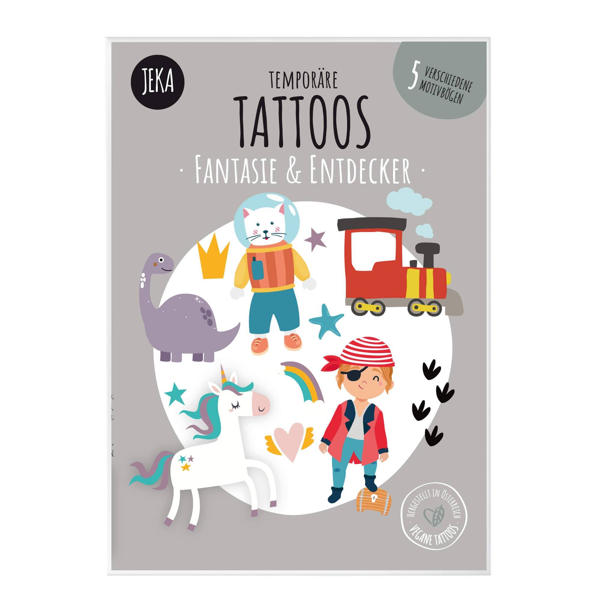 Mal Mich Bunt – Großhandel Temporäres Tattoo – Kinder – Kindertattoos Fantasie & Entdecker1