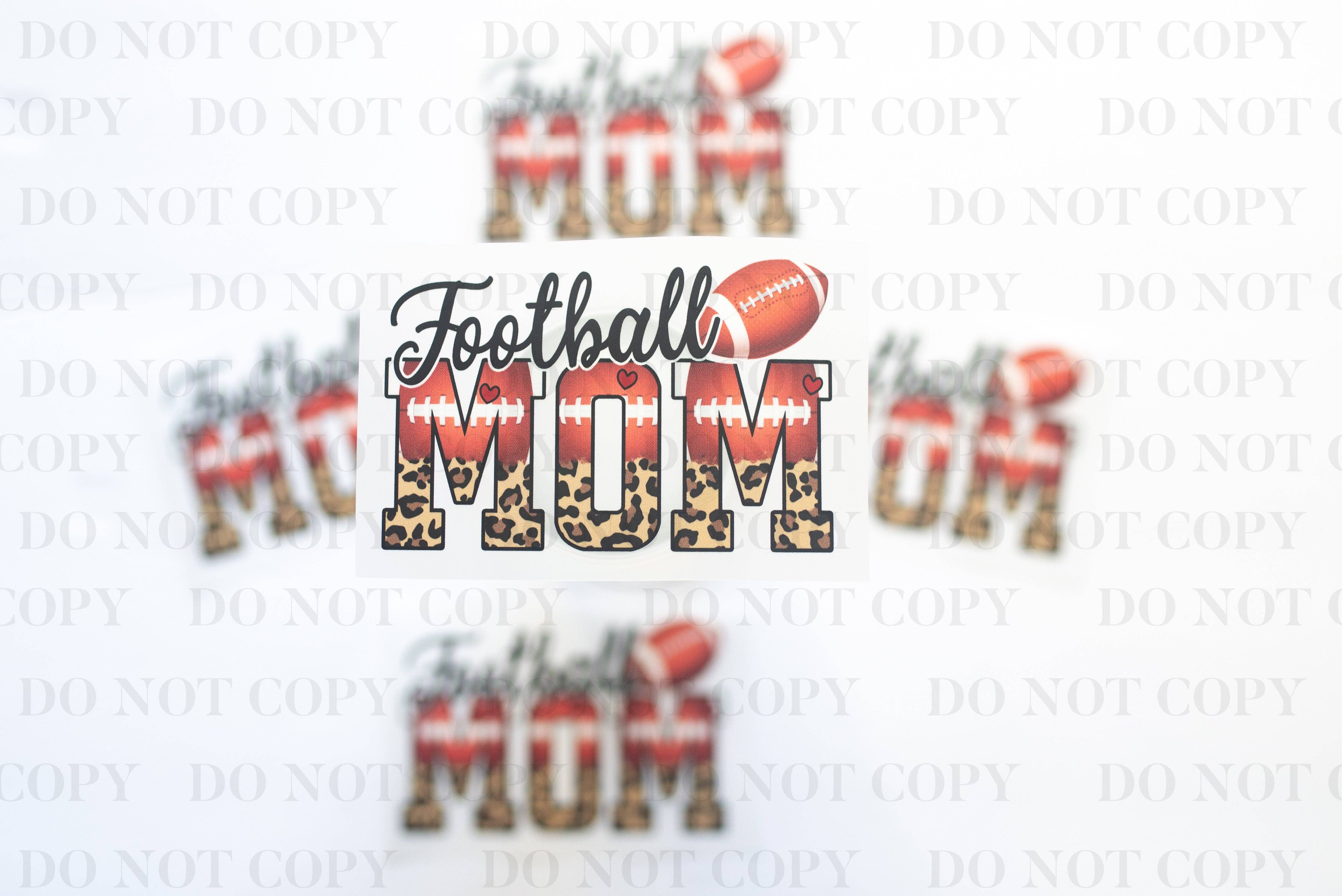 tee and shirts - Wholesale Sublimation Transfer - Football Mom DTF Transfer1