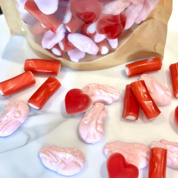 Flossy Teacake – wholesale Gummy – Shrimply Love You Sweet Bag 400g2