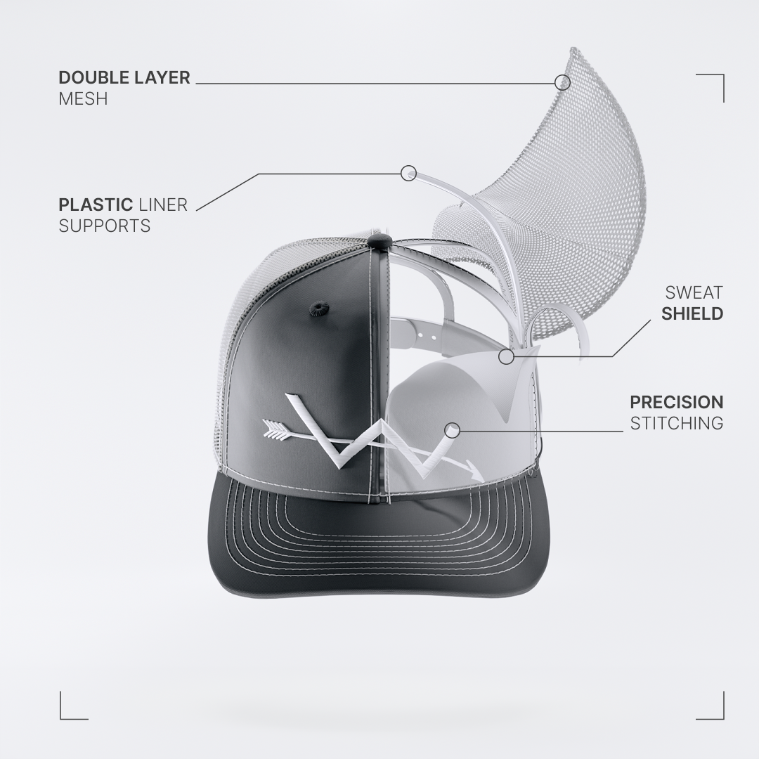 Webb Western - Wholesale Trucker Hat - Unisex - John 3:16 (Black)3