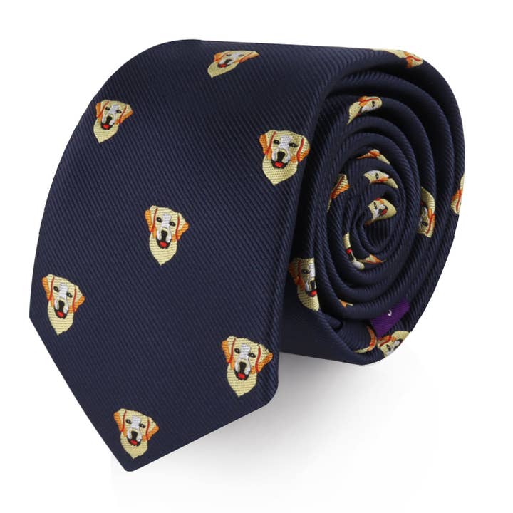 Labrador Dog Skinny Tie for wholesale by AusCufflinks