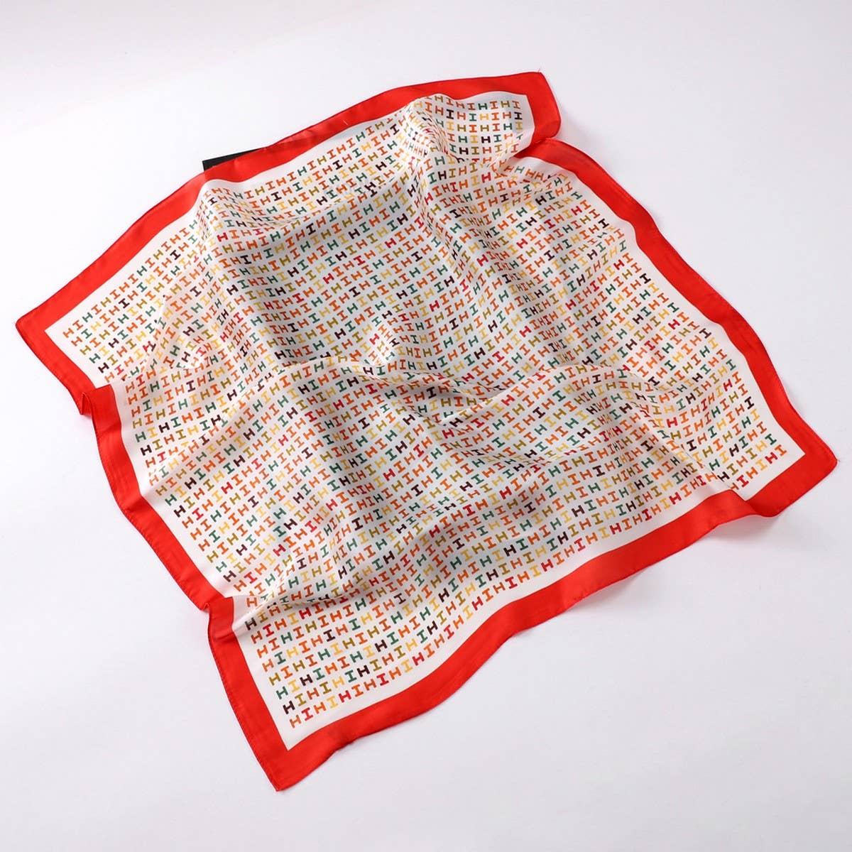 ACCITY - Wholesale Scarf - Women's - Vintage Letter Print Satin Square Scarf for Women_CWASC080915