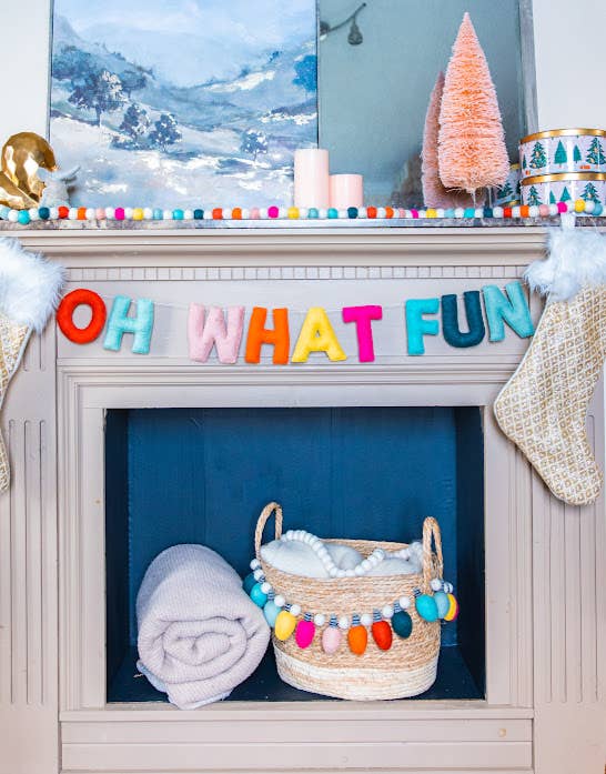 Joy Felts - Vente Fanion/guirlande - Guirlande de lettres Oh What Fun, grande taille3