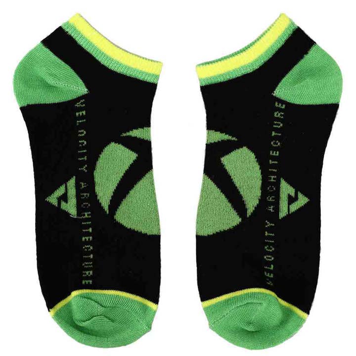 Square Deal Recordings & Supplies - Wholesale Socks - Unisex - Socks - Microsoft X-Box Logo - Pack Of 5 Pairs1