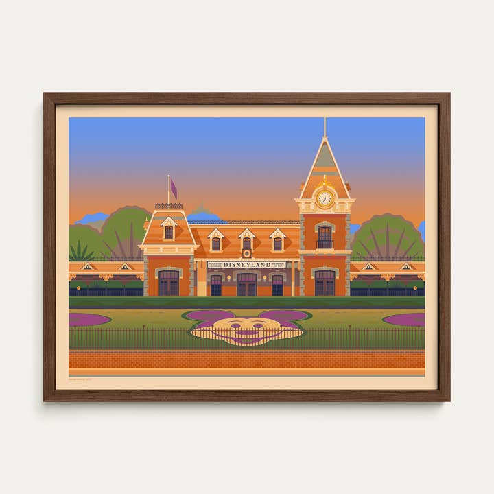 Disneyland Entrance – Los Angeles Art Print for wholesale by George Townley Store