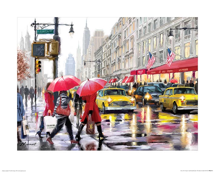 The Art Group – wholesale Art print – Richard Macneil (New York Shoppers) - PPR437110