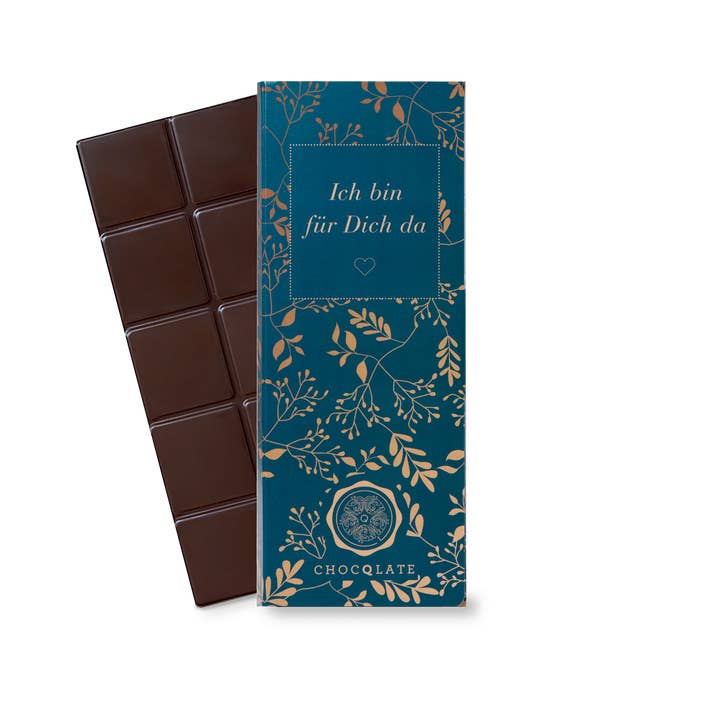 Chocqlate - Wholesale Chocolate Bar - “I'm here for you” CHOCQLATE organic chocolate 50% cocoa1
