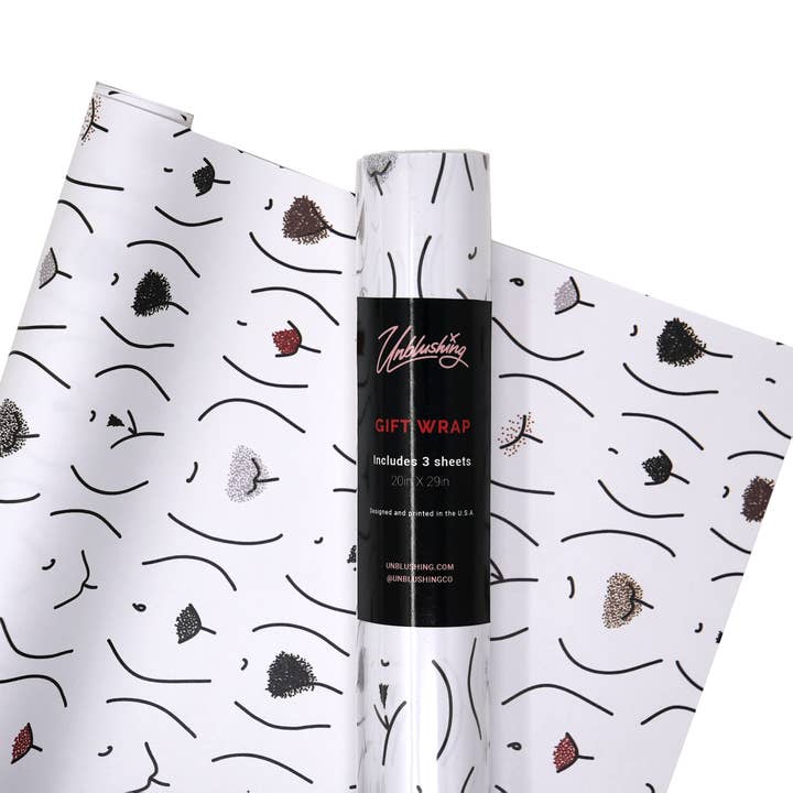 Carta regalo Pube (rotolo) per la vendita all'ingrosso da parte di Unblushing