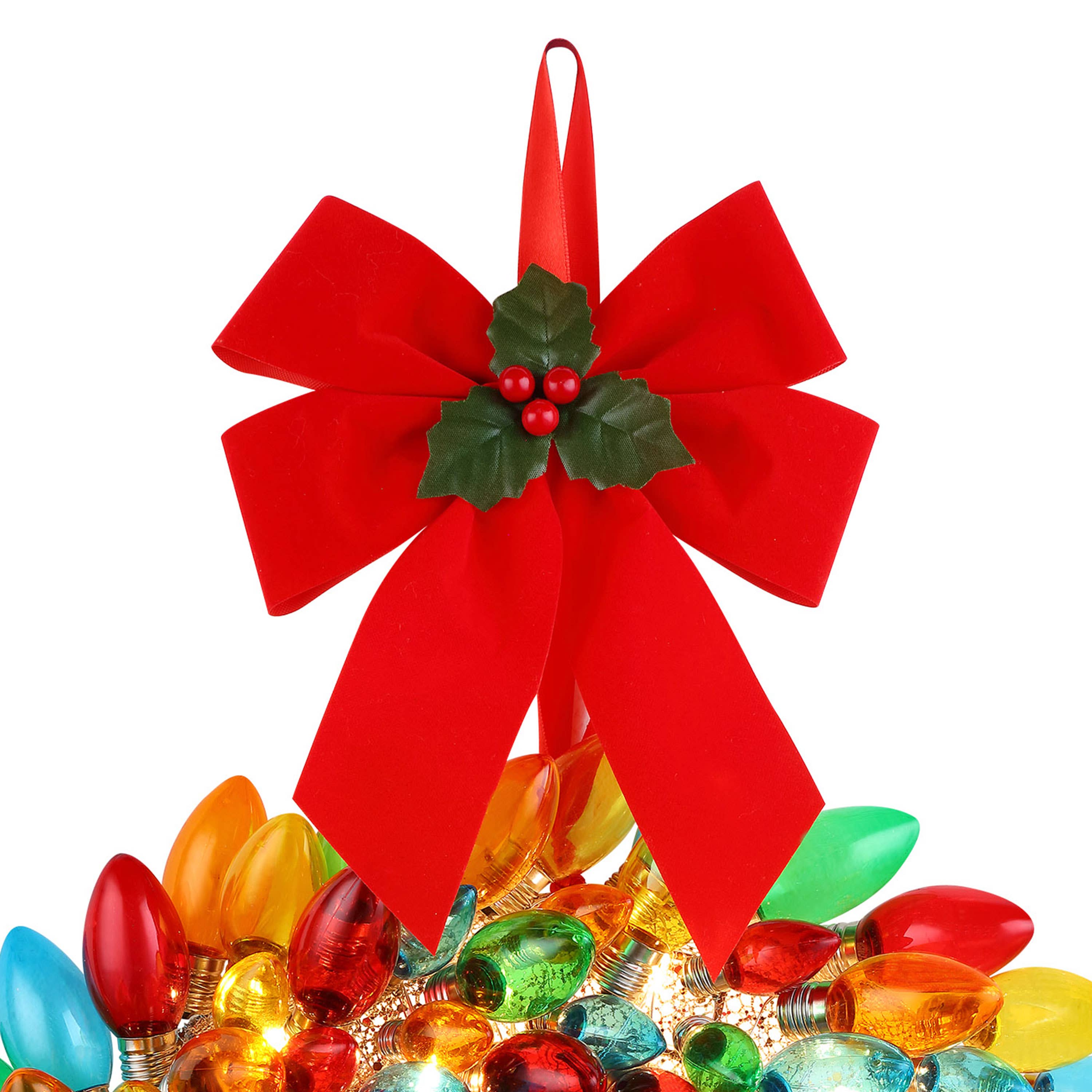 Mr. Christmas - Wholesale Wreath - C9 Bulb Collection Wreath - Multi3