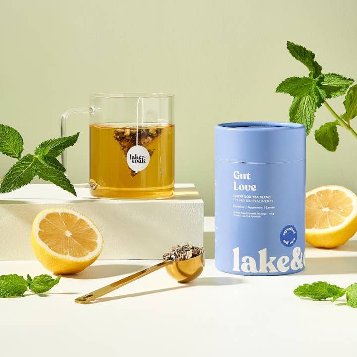 Lake & Oak Tea Co. - Wholesale Health/Detox Tea - Gut Love - Superfood Tea