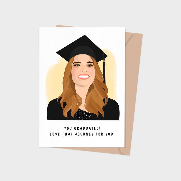 Shop Trimmings - Wholesale Graduation Card - Alexis Rose Schitt's Creek Graduation Greeting Card