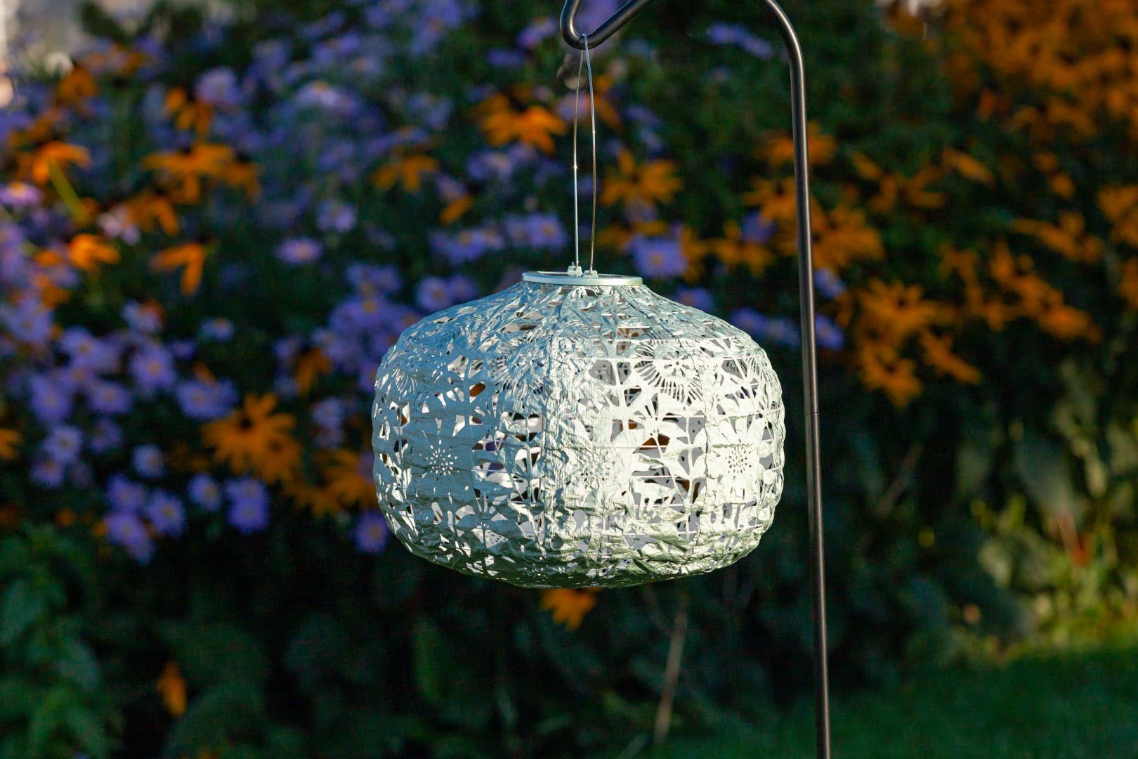 Allsop Home & Garden - Wholesale Outdoor/Lawn Light - Stella Square Sunflower 11" Solar Lantern - Sage25