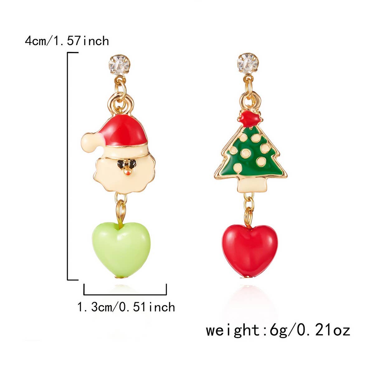 DOUBLJU - Wholesale Dangle Earrings - VERSATILE CHRISTMAS-THEMED EARRINGS_CWAJE0575320