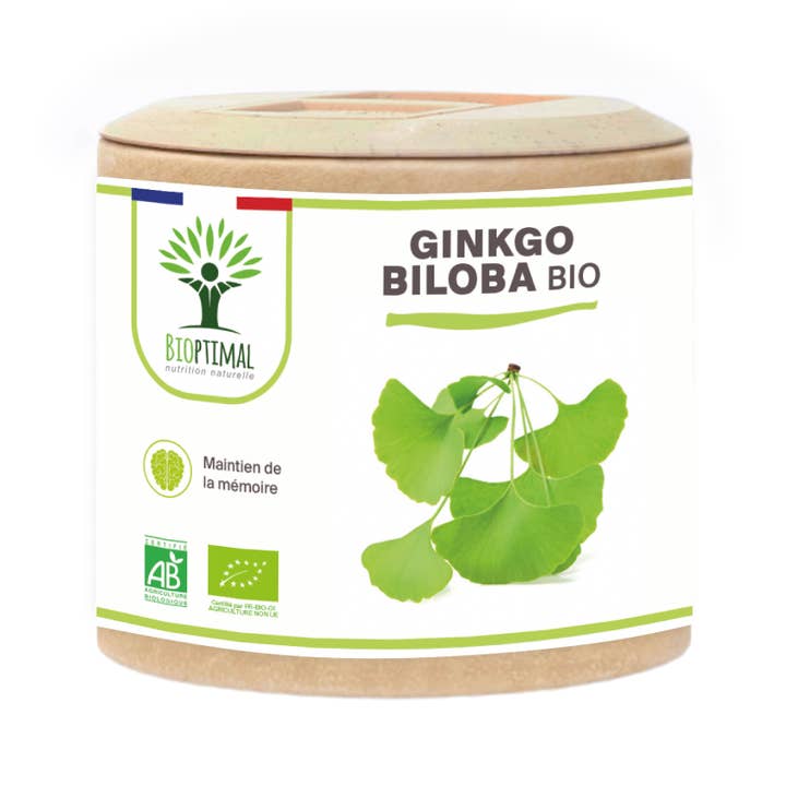 Bioptimal – wholesale Oral supplement/vitamin – Organic Ginkgo Biloba - Dietary supplement - in capsules