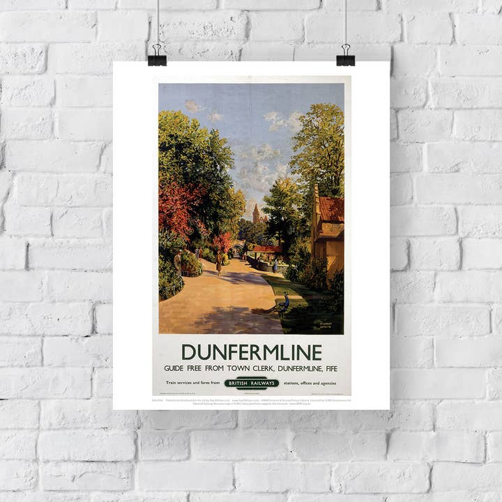 Star Editions - Wholesale Art Print - Dunfirmline, Fife British Railways - Premium Art Print2