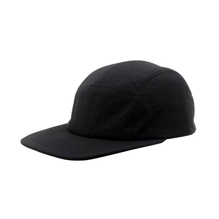Railroad Black - Five Panel Nylon for wholesale by Unmuted Collective Inc.
