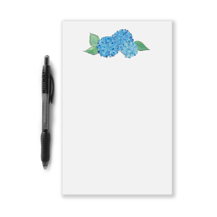 Hydrangeas Notepad 5 x 8" Standard for wholesale by Eileen Graphics