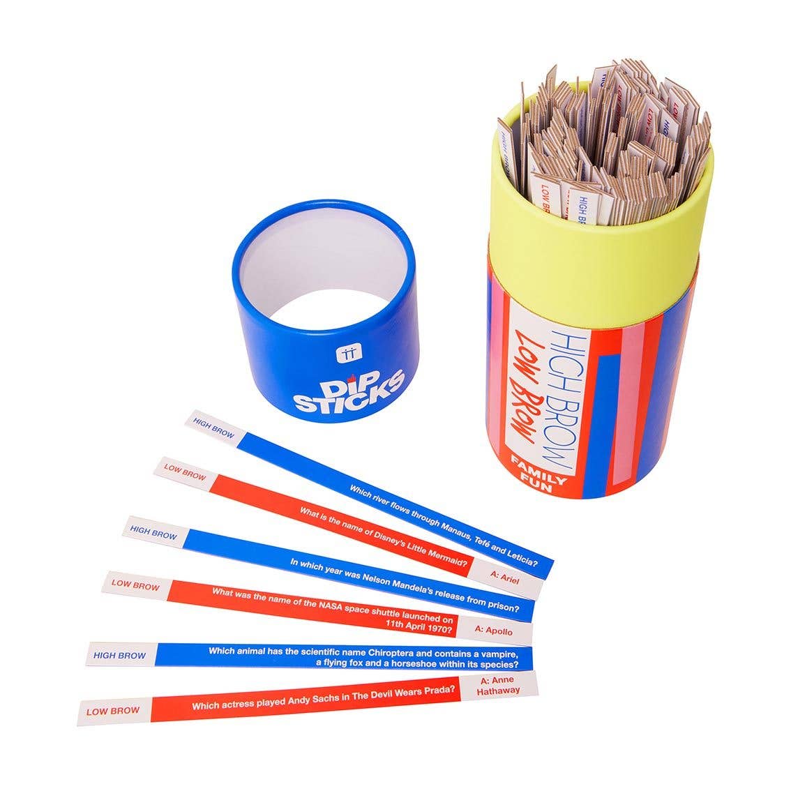 Talking Tables UK – wholesale Card game – Dipsticks High Brow Low Brow Game | Kids Game |1