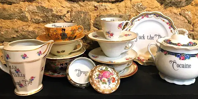 Durrant & Dove - Wholesale Theeservies - Introductiepakket met 10 bestverkochte vintage porseleinen items door Lady Durrant & Duchess Dove0