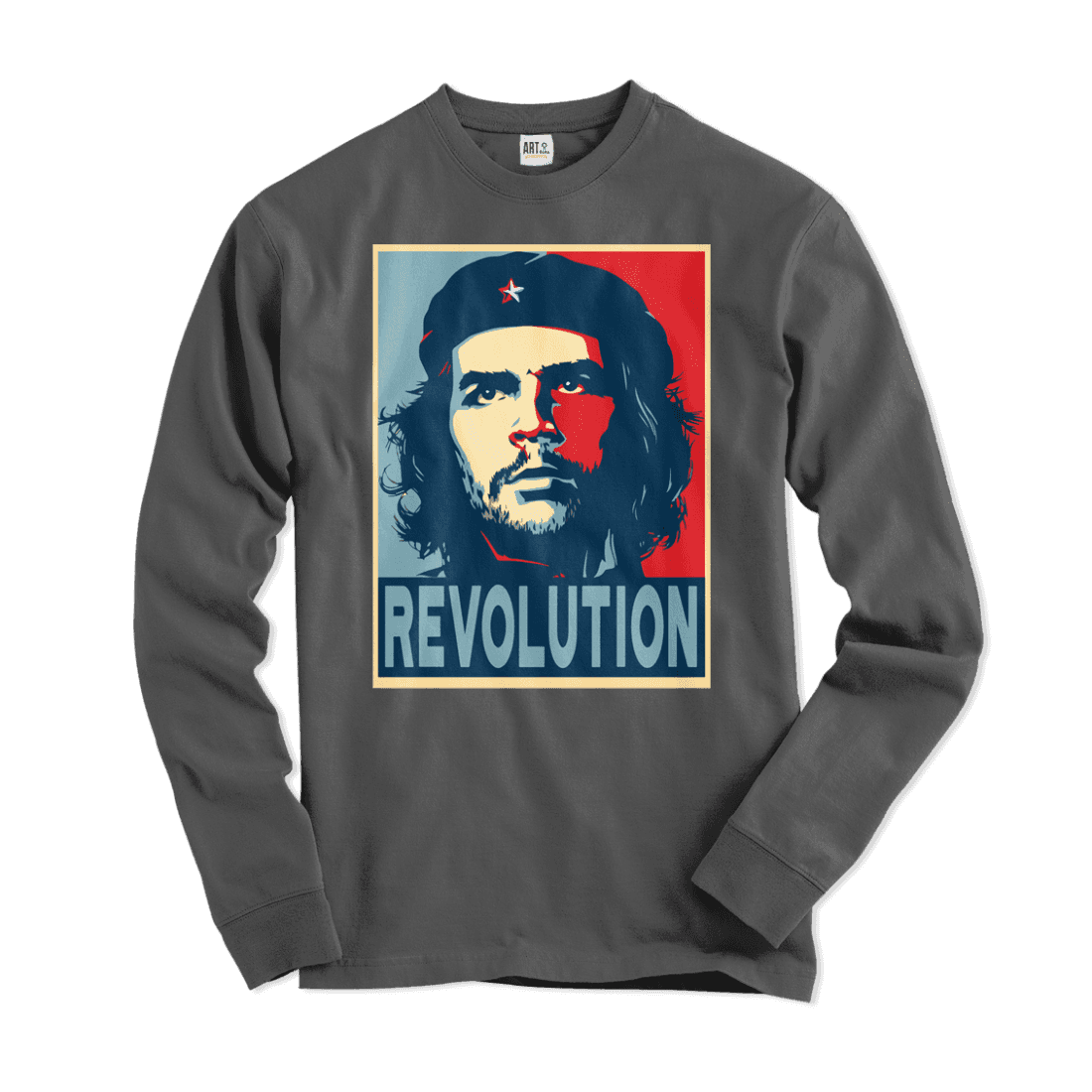 Art-O-Rama Shop – wholesale T-shirts med screentryck – Unisex – Che Guevara Revolution, Hope Style långärmad skjorta2