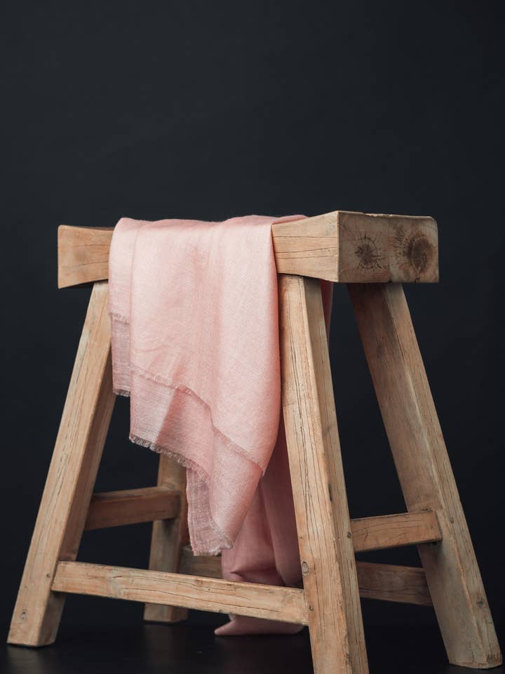 Pashmina Rosa Claro para venta al por mayor de puur pashmina