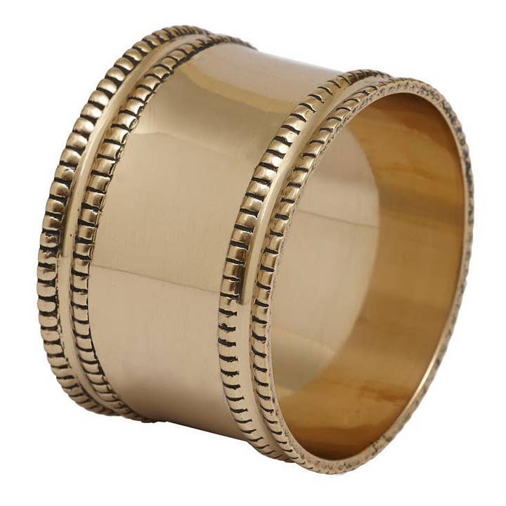 Antique Gold Band Napkin Ring for wholesale by Design Imports