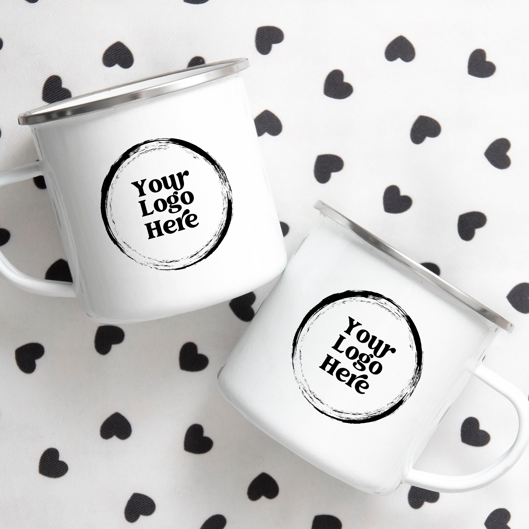 With Love Louise - Vendita all'ingrosso Tazza - Tazza da campo smaltata personalizzata per il tuo marchio: il tuo logo qui1