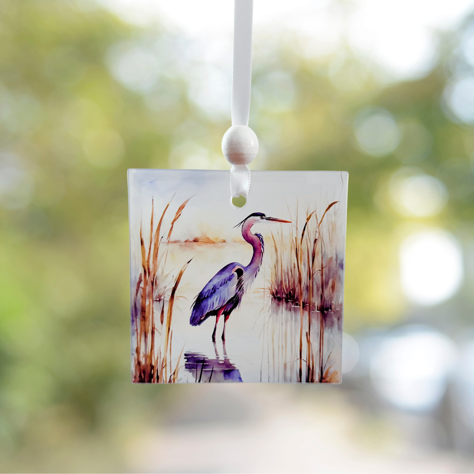 So Thoughtful Gifts - Venta al por mayor Atrapasoles - Encanto de Ventana - Garza Azul | Atrapasol | Arte de Ventana1