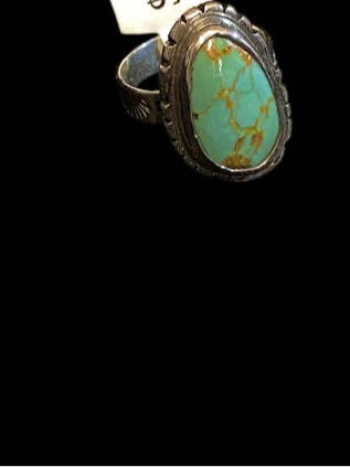 Anillo de plata de ley con turquesa real de Sonora hecho a mano para venta al por mayor de Regul Silver