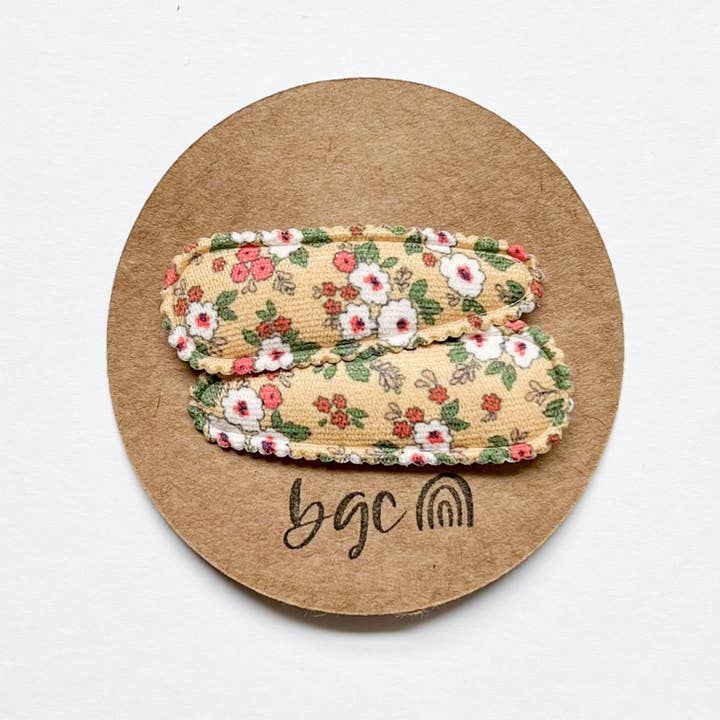 Baby Grey Clementine - Wholesale Hair Clip - Kids - Floraison Barette2