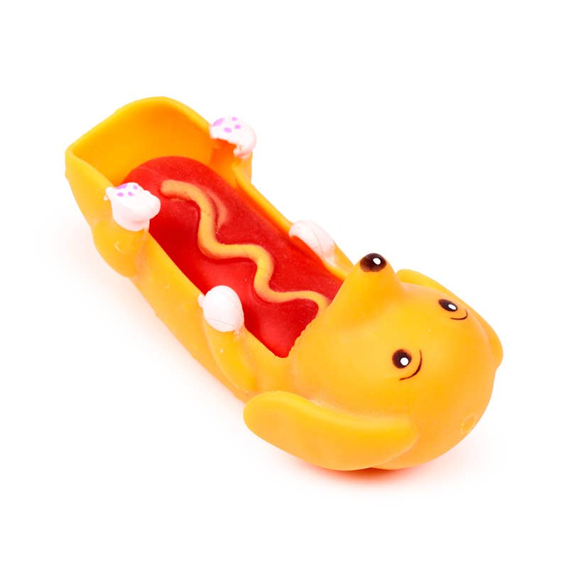 Puckator EU - Wholesale Stress Relief Ball/Dough - Stretchy Hot Dog Sausage Dog Toy4