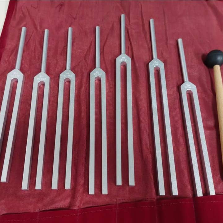 Vairagya Yogashala - Vendita all'ingrosso Attrezzatura per meditazione - Diapason a sette chakra - non pesati, non colorati1