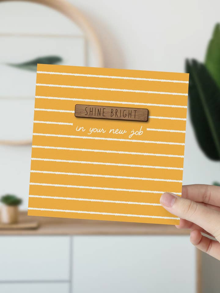 Shine Bright in je nieuwe baan | Good Luck Card voor wholesale door KDee Designs