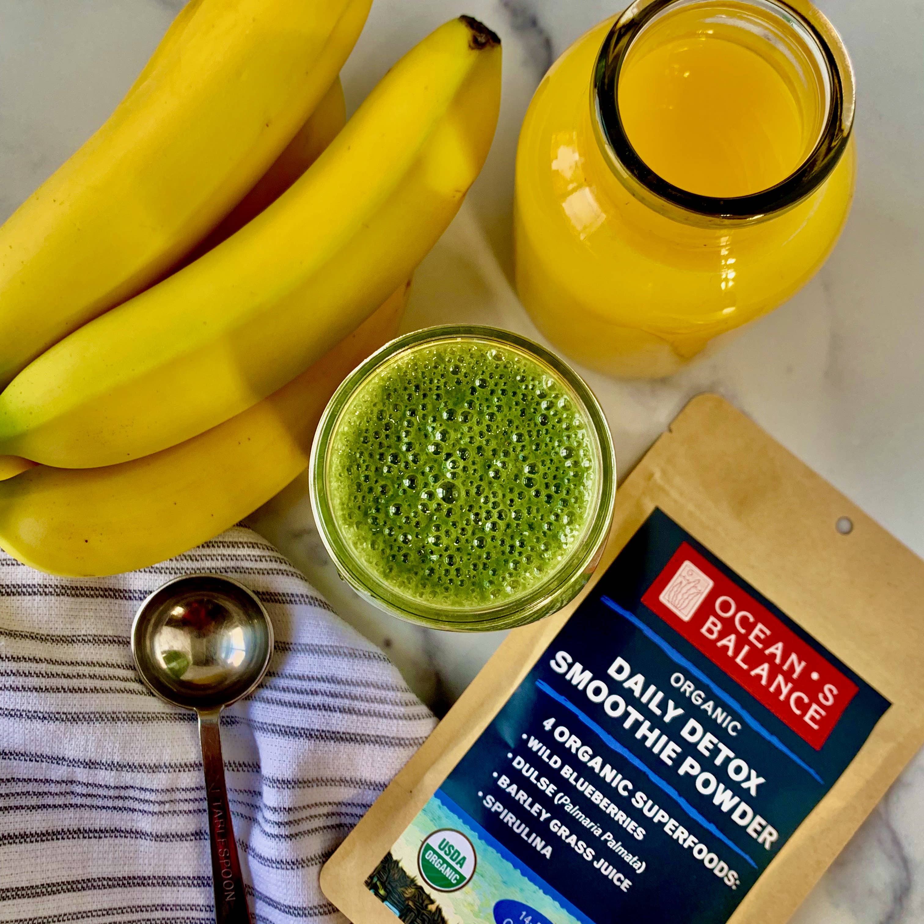 Ocean's Balance - Wholesale Protein/Superfood Powder - Organic Detox Smoothie Powder7