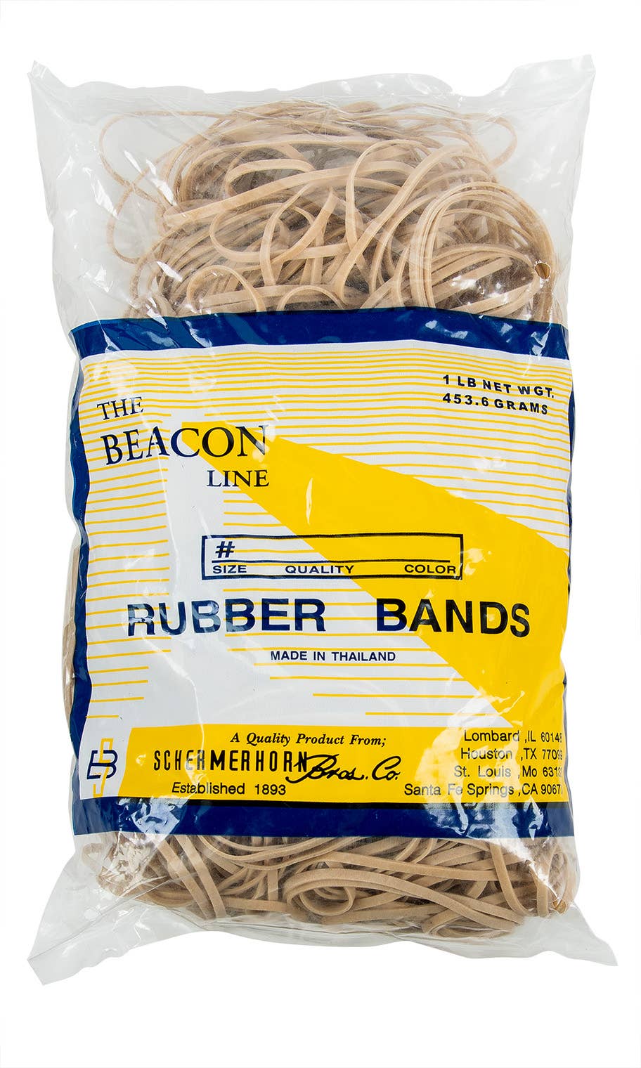 Store Supply Warehouse - Wholesale Retailer Display - Accessories - #33 Rubber Bands - 669 Rubber Bands Per Bag0