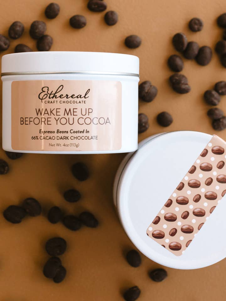 Chocolate Covered Espresso Beans - Wake Me Up Before You Cocoa (each) for wholesale by Ethereal Confections